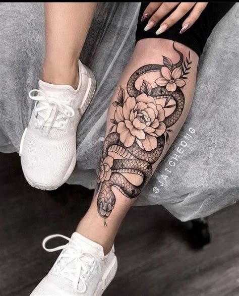 tatuaje grande en la pierna|Tatuajes en la pierna